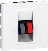 Gniazdka elektryczne - Legrand 078751 MOSAIC 2 MODUŁY GNIAZDO Głośnikowe POJ. - miniaturka - grafika 1