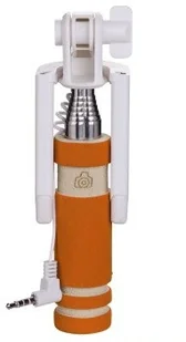 Hama SELFIE STICK POCKET+KABEL 3,5MM POMARAŃCZOWY - Selfie stick - miniaturka - grafika 2