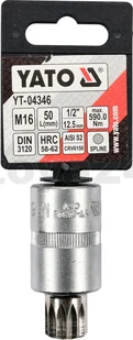 Yato KLUCZ TRZPIENIOWY SPLINE 1/2 M16 L55MM YT-04346 - Klucze i nasadki - miniaturka - grafika 3