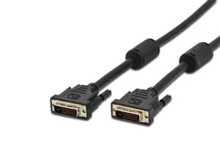 Assmann Kabel połączeniowy DVI-D DualLink Typ DVI-D (24+1)/DVI-D (24+1) M/M czarny 1m AK-320108-010-S - Kable komputerowe i do monitorów - miniaturka - grafika 2