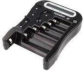 Baterie i akcesoria - Hycell HyCell tester baterii z wyświetlaczem LCD, miernik wydajności, do baterii okrągłych i typu AAA/AA/C/D/9V 1900-0037 - miniaturka - grafika 1