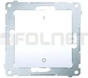 Wyłączniki światła i elektryczne - Simon KONTAKT - Łącznik dwubiegunowy (moduł) 16 AX - 54 Premium DW2A.01/11 - miniaturka - grafika 1