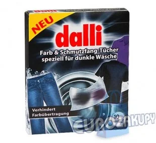 Dalli Chusteczki do prania ciemnych tkanin - 10 szt. 4012400521159 - Środki do prania - miniaturka - grafika 3