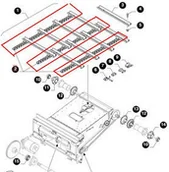 Części i akcesoria do maszyn rolniczych - CNH ŁAŃCUCH PRZENOŚNIKA POCHŁEGO 89837403 - miniaturka - grafika 1