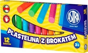 Astra Plastelina 12Kol.brokat - Masy plastyczne - miniaturka - grafika 2