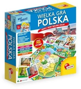 Lisciani Giochi Mały geniusz Wielka Gra Polska - Gry planszowe - miniaturka - grafika 4
