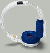 Słuchawki - Urbanears HELLAS Team Biało-niebieskie - miniaturka - grafika 1