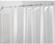 Zasłony prysznicowe - InterDesign Interdesign zasłona prysznicowa z tworzywa PEVA, nie zawiera PCV, odporna na działanie pleśni, wymiary 180 x 180 cm, kolor Frost (12051EU) - miniaturka - grafika 1