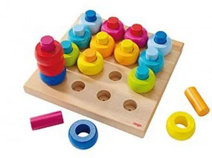 Haba Gra - Tęczowa nakładanka - Zabawki interaktywne dla dzieci - miniaturka - grafika 2