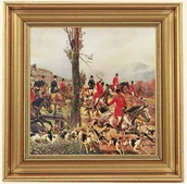 Obrazy i zdjęcia - Carmani Obrazek - Kossak - Wyjazd na polowanie w Godollo 261-8007 - miniaturka - grafika 1