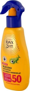 DAX Cosmetics Sun MLECZKO OCHRONNE DLA DZIECI I NIEMOWLĄT SPF50 200ML zakupy dla domu i biura 48432439 - Balsamy i kremy do opalania - miniaturka - grafika 2
