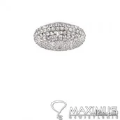 Lampy pozostałe - Ideal Lux KING PL5 CROMO plafon 5 x 40W G9 75419 075419 - miniaturka - grafika 1