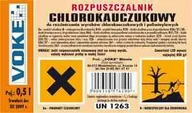Rozpuszczalniki i preparaty do czyszczenia - Voke ROZPUSZCZALNIK CHLOROKAUCZUKOWY 5L - miniaturka - grafika 1