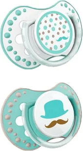 Canpol babies LOVI Sm. usp. silikonowy dynamiczny 3-6 m-cy (2 szt) Retro baby - 5903407228044 - Grzechotki dla dzieci - miniaturka - grafika 2