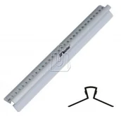 Przybory szkolne - Leniar Linijka aluminiowa 30cm z uchwytem - miniaturka - grafika 1