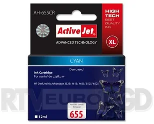 Nr 655 CZ110AE Zamiennik niebieski (AH-655CR) - Tusze zamienniki - miniaturka - grafika 2