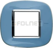 Klawisze i ramki - Bticino Ramka owalna tworzywo 2 moduły - Btcino Axolute HB4802DA - miniaturka - grafika 1