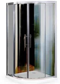 Kabiny prysznicowe - PMD Piramida Rodos 90 PW 185 KAB-PW-90-P - miniaturka - grafika 1