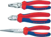 Kombinerki i obcęgi - Knipex szczypce zestaw 3 szt. (00 20 11) - miniaturka - grafika 1