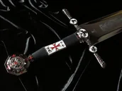 Repliki - broń - Płatnerze hiszpańscy WSPANIAŁY DUŻY MIECZ TEMPLARIUSZY - miniaturka - grafika 1