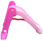 Place zabaw - Little Tikes Duża zjeżdżalnia Różowa 170805 - miniaturka - grafika 1