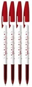 Długopisy - TOMA Długopis S-Fine czerwony TO008-3 - miniaturka - grafika 1