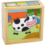 Klocki - Brimarex Drewno Drewniane KLOCKI Krówka 176112 - miniaturka - grafika 1