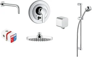 Kludi Głowica prysznicowa natrysku DN 15 A-QA Eco 6652105-00 665210500 - Deszczownice - miniaturka - grafika 2