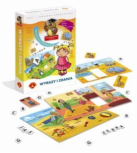 Alexander Układanka edukacyjna, Wyrazy i zdania GA-1319 - Układanki dla dzieci - miniaturka - grafika 3