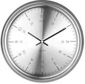 Zegary - Karlsson ścienny Nautical stainless steel steel by KA5597SI - miniaturka - grafika 1