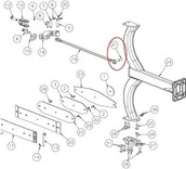Części i akcesoria do maszyn rolniczych - KVERNELAND SWORZEŃ CIĘGNA NAPINACZA KK067031R - miniaturka - grafika 1