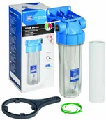 Uzdatniacze wody - AquaFilter Korpus filtra przezroczysty z zaworem 1/2 - miniaturka - grafika 1