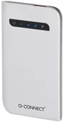 Powerbanki - Q-CONNECT Powerbank ładowarka przenośna Q-CONNECT 3.000 srebrna (KF17256) - miniaturka - grafika 1
