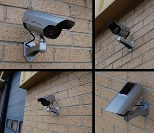 CEE Atrapa kamery Solarna migajaca LED SOL1200 w zestawie naklejka - Akcesoria do monitoringu - miniaturka - grafika 2