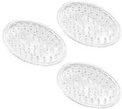 Zasłony prysznicowe - InterDesign Soap Saver 30200M3EU podstawka pod mydło owalna, 3 sztuki - miniaturka - grafika 1