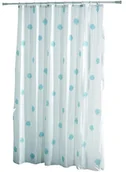 Zasłony prysznicowe - MSV 140110 Duschvorhang Polyester + Kunststoff 180 x 200 x 0,1 cm - 12 Ringen (788/140110) - miniaturka - grafika 1