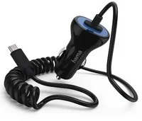 HAMA Ładowarka Samochodowa Mikro USB 2,4 a Czarna (173601) - Ładowarki samochodowe - miniaturka - grafika 2