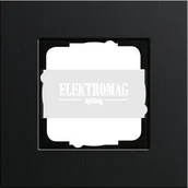 Klawisze i ramki - Gira ESPRIT ALUMINIUM CZARNE Ramka X1 0211126 - miniaturka - grafika 1