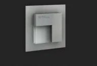 Oprawy, klosze i abażury - Ledix Zamel - Oprawa LED Tico z ramką NT 14V DC aluminium - miniaturka - grafika 1