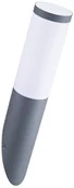 Lampy ogrodowe - Polux Kinkiet ogrodowy OSLO szary SG1041GY tuba skośny stal nierdzewna - miniaturka - grafika 1