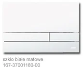 Przyciski spłukujące - Werit Jomo Exclusive 2.1 Szkło Białe Matowe Ramka Biała Przycisk Ramka Biała - miniaturka - grafika 1