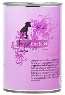 Dogz Finefood N.10 Jagnięcina Puszka 400g 12089 - Mokra karma dla psów - miniaturka - grafika 2