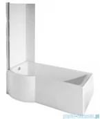 Wanny - PMD Piramida Besco Inspiro 160x70 lewa biała + obudowa + syfon #WAI-160-PLE/#OAI-160-II/19975 - miniaturka - grafika 1