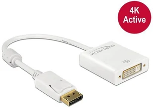 Delock 62600 cable gender changer DisplayPort 1.2 DVI-I 24+5 Biały, Adapter 4043619626007 - Inne akcesoria audio-wideo - miniaturka - grafika 6