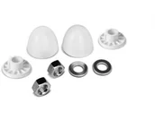 Syfony - McAlpine Zestaw śrub przyłączeniowych, mocujących z białymi zaślepkami. FP45R-CAPKIT FP45R-CAPKIT - miniaturka - grafika 1