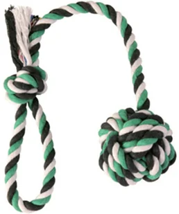 Trixie PIŁKA DO GRY - SZNUREK 50cm TX-3269 - Zabawki dla psów - miniaturka - grafika 2