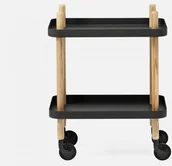 Ławy i stoliki kawowe - Normann Copenhagen Stolik czarny 602207 - miniaturka - grafika 1