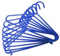 Wyposażenie pokoiku dziecięcego - Bieco Wieszaki 8 szt. kolor niebieski 04014140 - miniaturka - grafika 1
