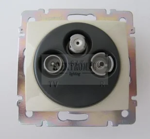 Legrand Gniazdo ścienne VALENA TV-RD-SAT gwiazdowe Potrójne moduł 774335 krem - Gniazdka elektryczne - miniaturka - grafika 3