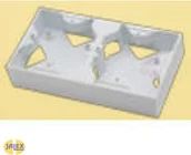 Puszki elektryczne i akcesoria - Ospel Impresja Modul Puszka naścienna do serii IMPRESJA, podwójna PNP-2Y/27 - miniaturka - grafika 1